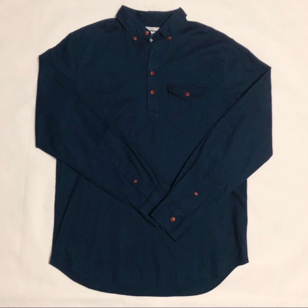 Old navy navy blue dress shirt